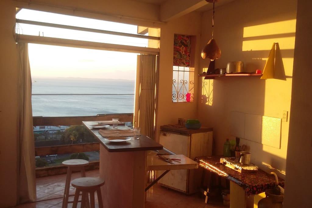 Apartamento Santo Antonio Vista Da Bahia Salvador Kamer foto